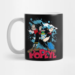 Popeyes Timeless Appeal Commemorate His Endearing Character and Memorable Adventures on this Cartoon Mug